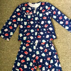 Youth girls winter pajama set